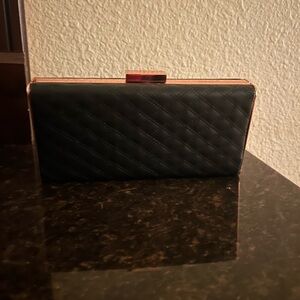 Black party purse.